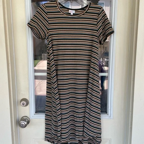 Fall colors - Lularoe Carly dress XS - Picture 4 of 4